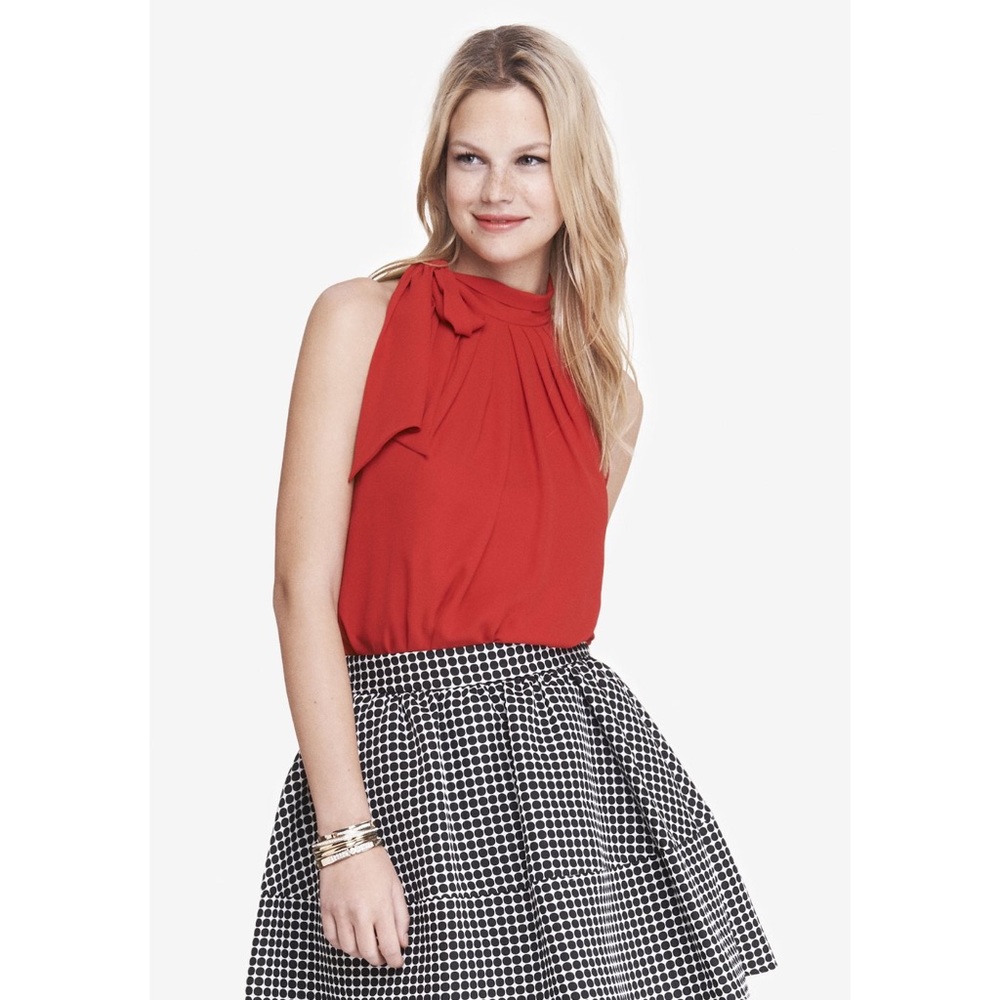 Express Tie-Neck Halter Top
